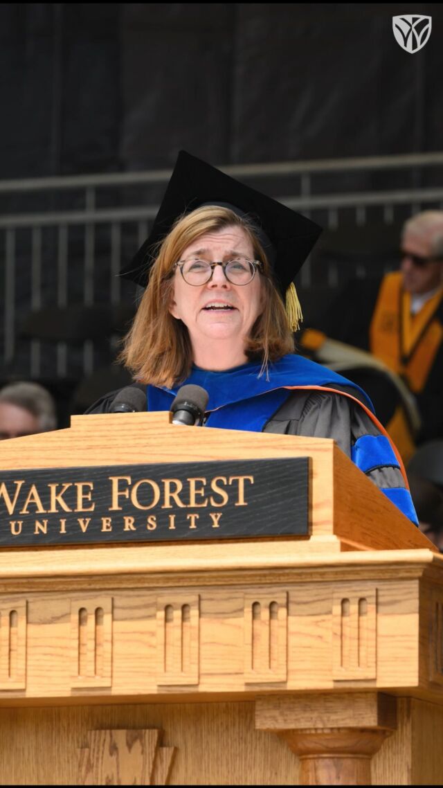 Meet Michele Gillespie, provost of Wake Forest University.

Wake Forest celebrates Women’s History Month. We are grateful for all of the #WakeWomen who help shape the Wake Forest experience.

#ProHumanitate #OurMottoMeansMore