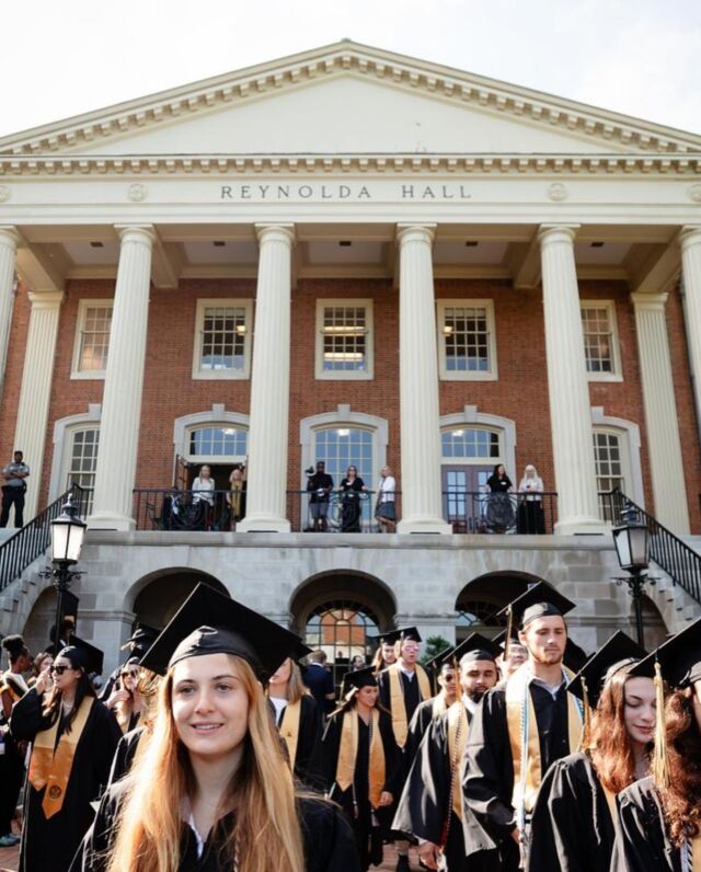 Two weeks ago. Forever a Deac. 🎩 

#wfugrad