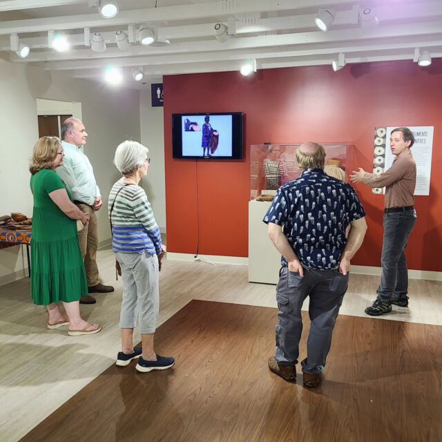Did you know that one of the benefits of Lam Museum membership is a guided tour with the director each semester? We were excited to welcome a few members today to explore this semester's new exhibits. Learn how to become a member via the link in our bio, so you can join the next tour!

#lammuseum #museummembership