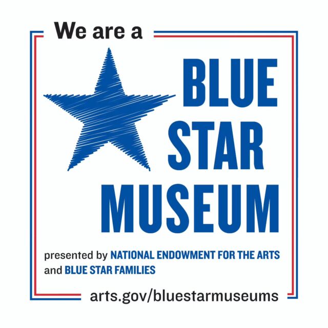 We’re proud to join museums nationwide this summer in the Blue Star Museums initiative, a program that provides free admission to currently-serving U.S. military personnel and their families. The program will begin on Armed Forces Day, this Saturday, and end on Labor Day, September 2. While we continue to offer free admission to all visitors, we are excited to be able to participate in this program honoring our military personnel and thanking them for their service and sacrifice.

Blue Star Museums is a partnership between the National Endowment for the Arts and Blue Star Families, in collaboration with the Department of Defense and participating museums across America.

#bluestarmuseums
